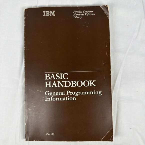 IBM Basic Handbook General Programming Information - Picture 1 of 9